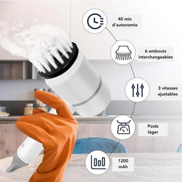 Kura, la brosse électrique ultra nettoyante.